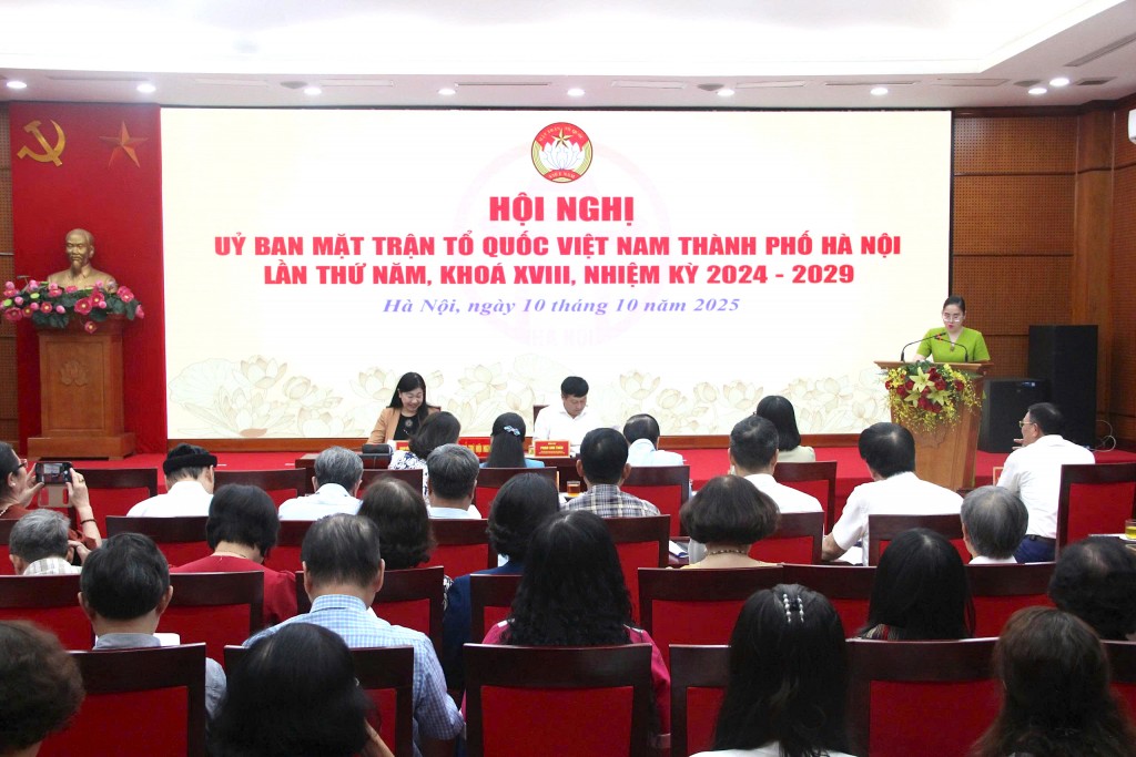 Thông qua Đề án nhân sự Ủy ban MTTQ TP Hà Nội khoá XVIII