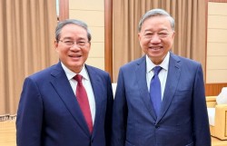 Tổng Bí thư Tô Lâm gặp Thủ tướng Quốc vụ viện Trung Quốc Lý Cường