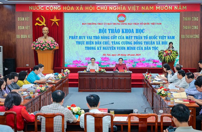 Phát huy sức mạnh đại đoàn kết và vai trò MTTQ Việt Nam trong kỷ nguyên vươn mình của dân tộc