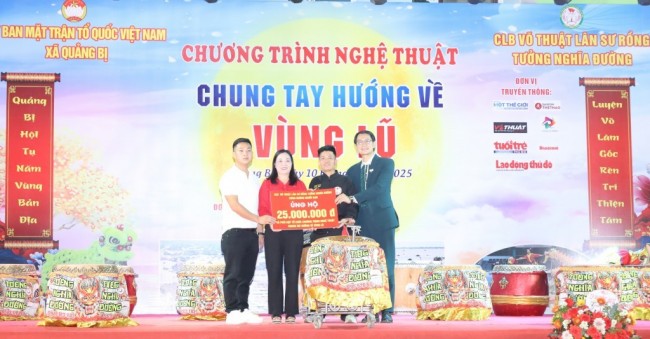 Quảng Bị nối vòng tay nhân ái, hướng về đồng bào vùng lũ