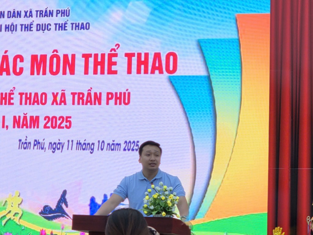 Đồng chí Lê Đức Tùng phát biểu khai mạc sự kiện