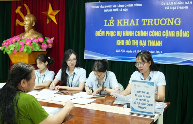 Người dân được thực hiện thủ tục hành chính ngay tại chung cư