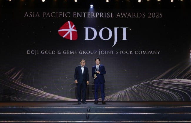 Tập đoàn DOJI liên tiếp được vinh danh những giải thưởng uy tín