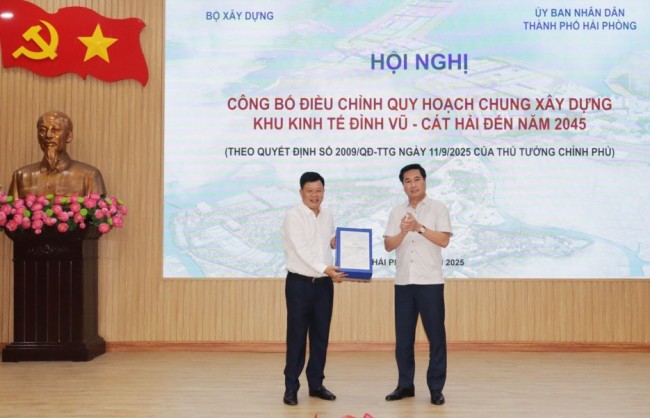 Phê duyệt quy hoạch mới Khu kinh tế Đình Vũ - Cát Hải