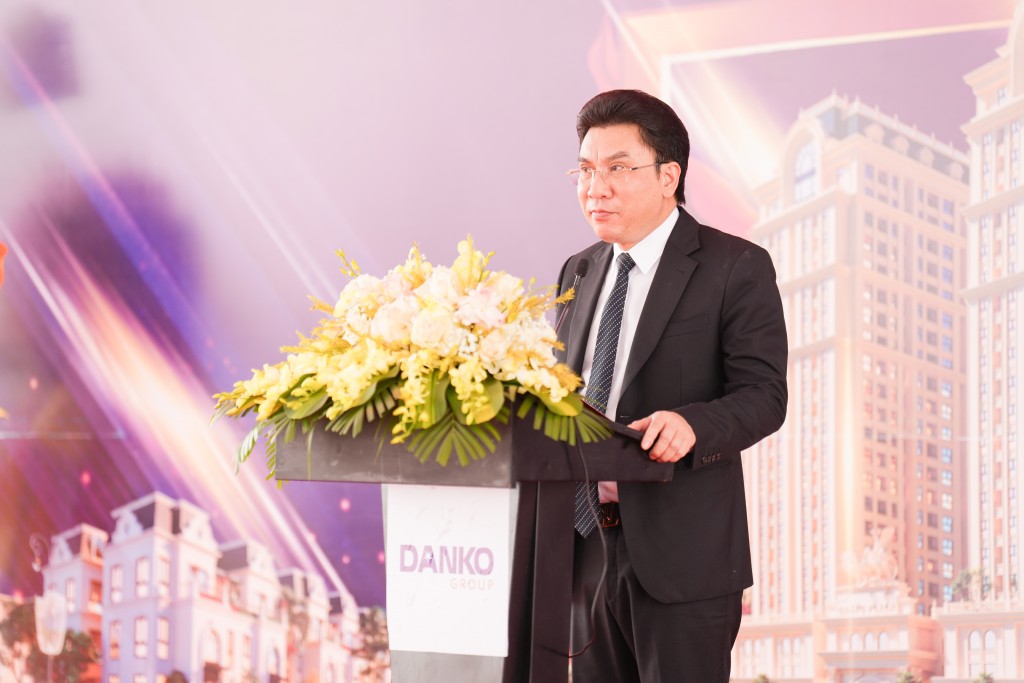 Phó Chủ tịch HĐQT Tập đoàn Danko – Ông Đàm Quốc Hiệp phát biểu tại sự kiện