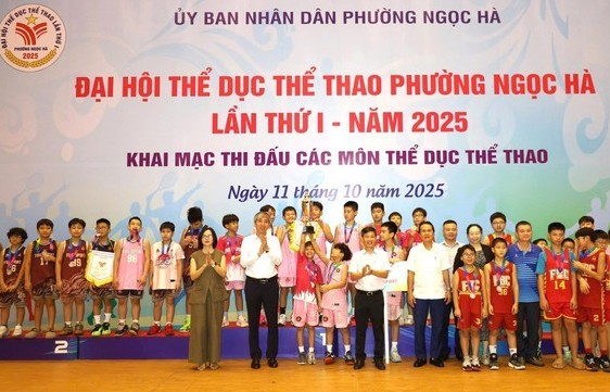Khai mạc Đại hội TDTT phường Ngọc Hà