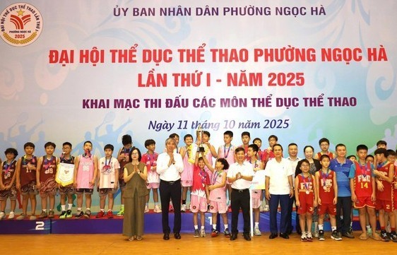 Khai mạc Đại hội TDTT phường Ngọc Hà