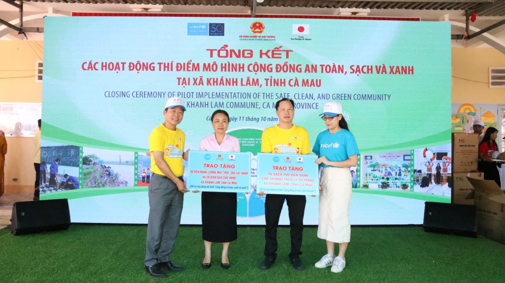 Mô hình “Cộng đồng an toàn, sạch và xanh” ứng phó thiên tai