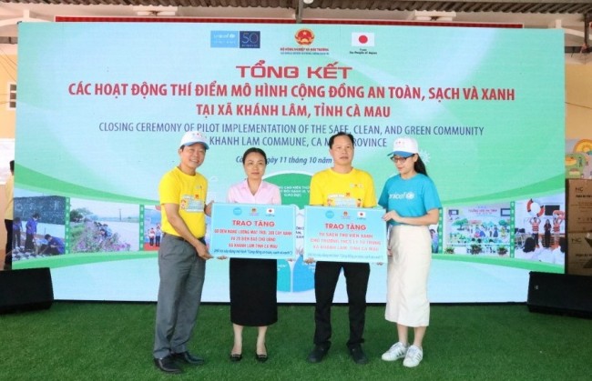 Mô hình “Cộng đồng an toàn, sạch và xanh” ứng phó thiên tai