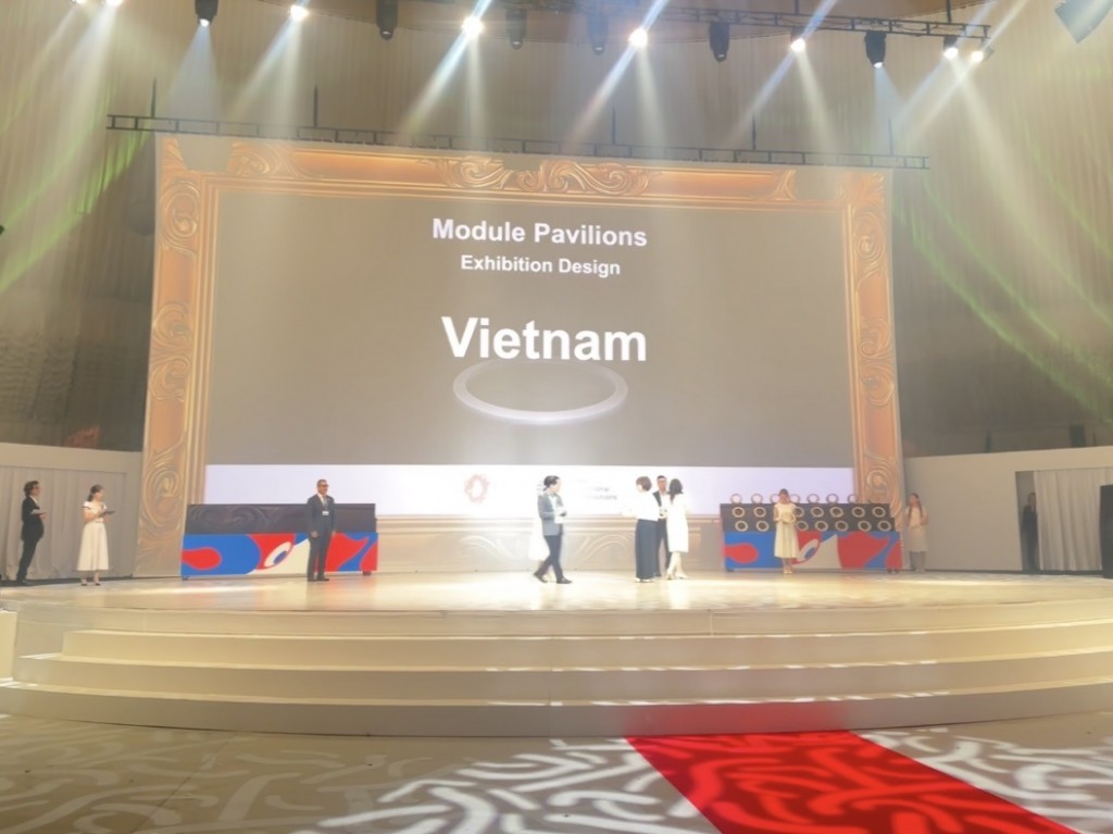 Việt Nam đạt giải Bạc “Thiết kế trưng bày xuất sắc nhất” tại EXPO