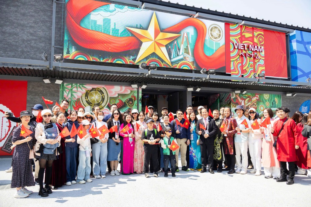 Một số hình ảnh về Nhà Triển lãm Việt Nam tại EXPO 2025 Osaka, Kansai, Nhật Bản