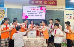 Ngành Giáo dục Hà Nội hỗ trợ trường học vùng lũ Thái Nguyên