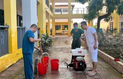 Chủ động phòng dịch bệnh sau mưa lũ, bảo vệ sức khỏe cộng đồng