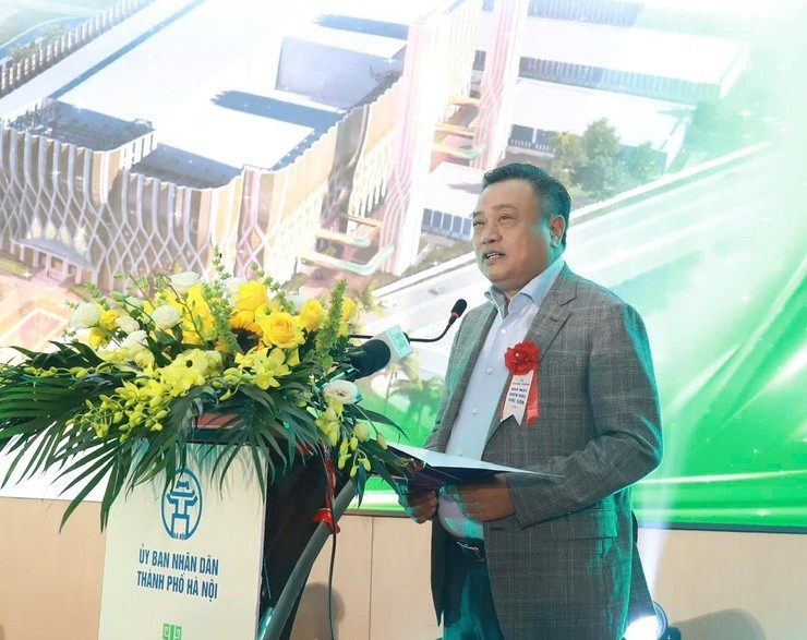 Chủ tịch UBND Thành phố Trần Sỹ Thanh phát biểu tại Lễ khánh thành Chủ tịch UBND Thành phố Trần Sỹ Thanh phát biểu tại Lễ khánh thành