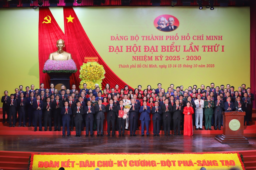 Công bố Ban Thường vụ Thành ủy TP Hồ Chí Minh nhiệm kỳ 2025