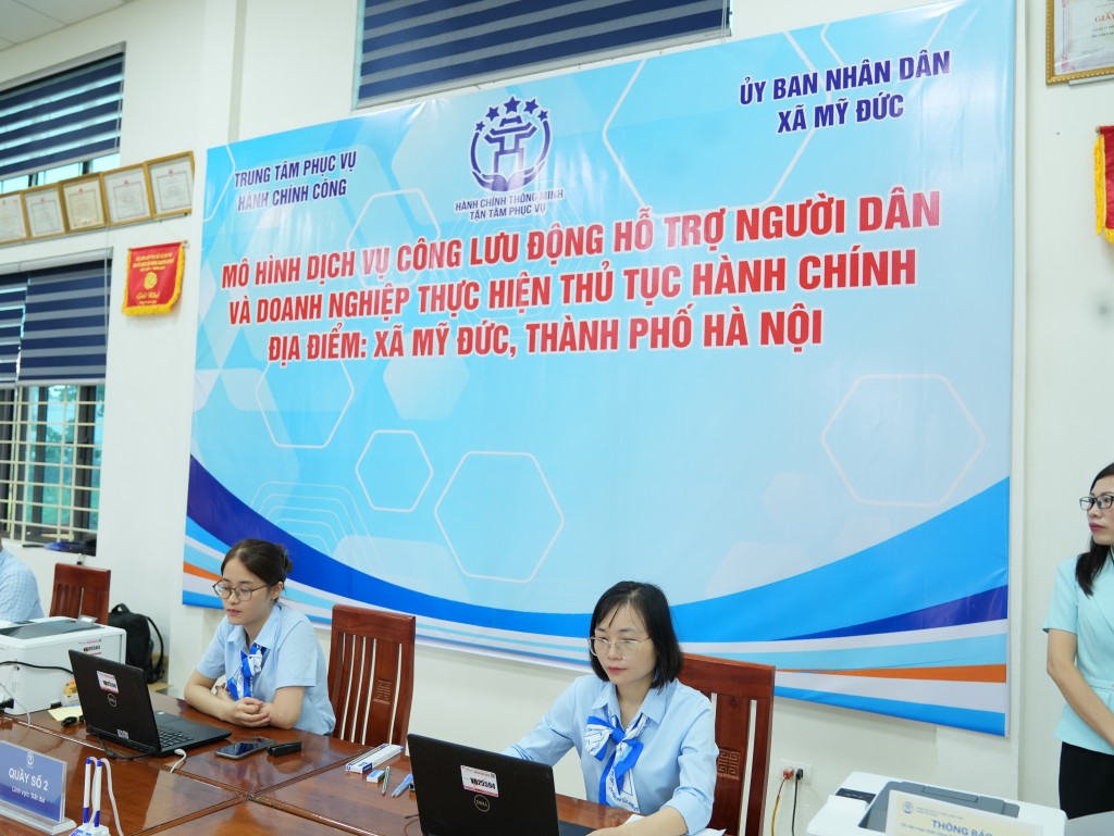 Hà Nội triển khai mô hình Dịch vụ công lưu động”