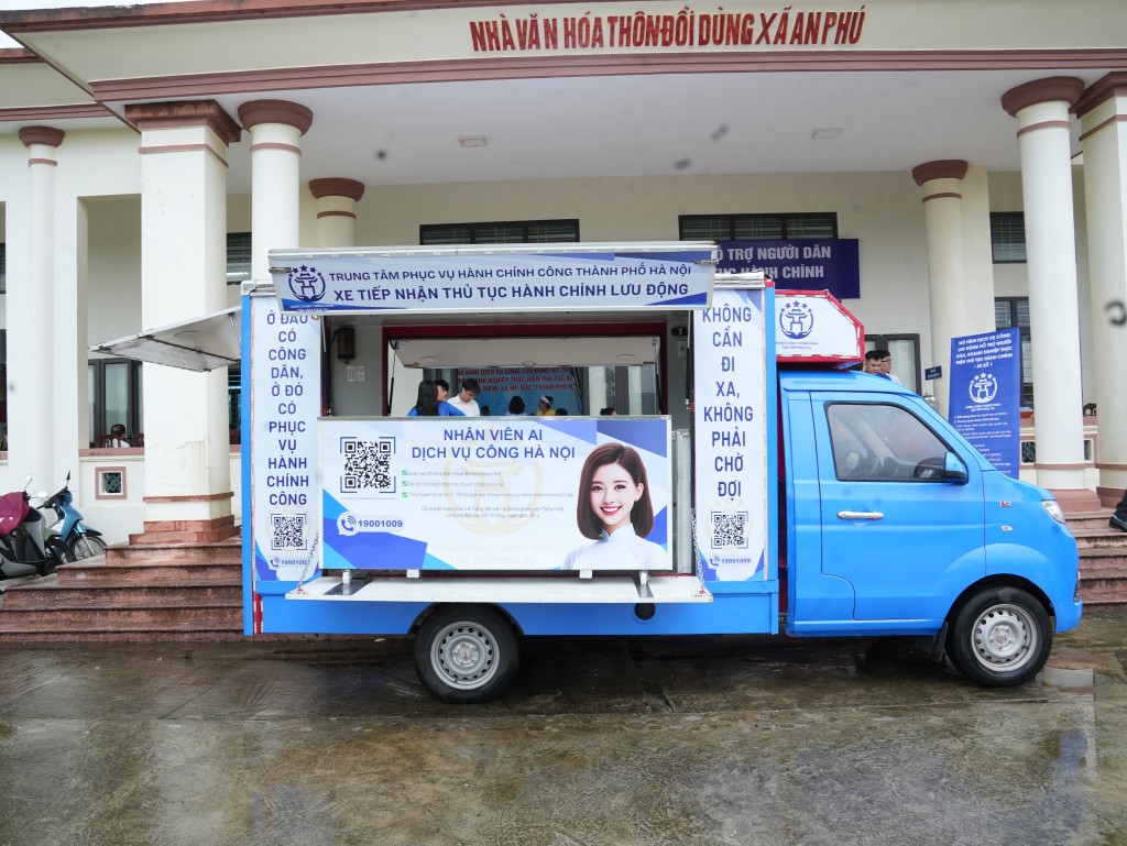 Hà Nội triển khai mô hình Dịch vụ công lưu động”