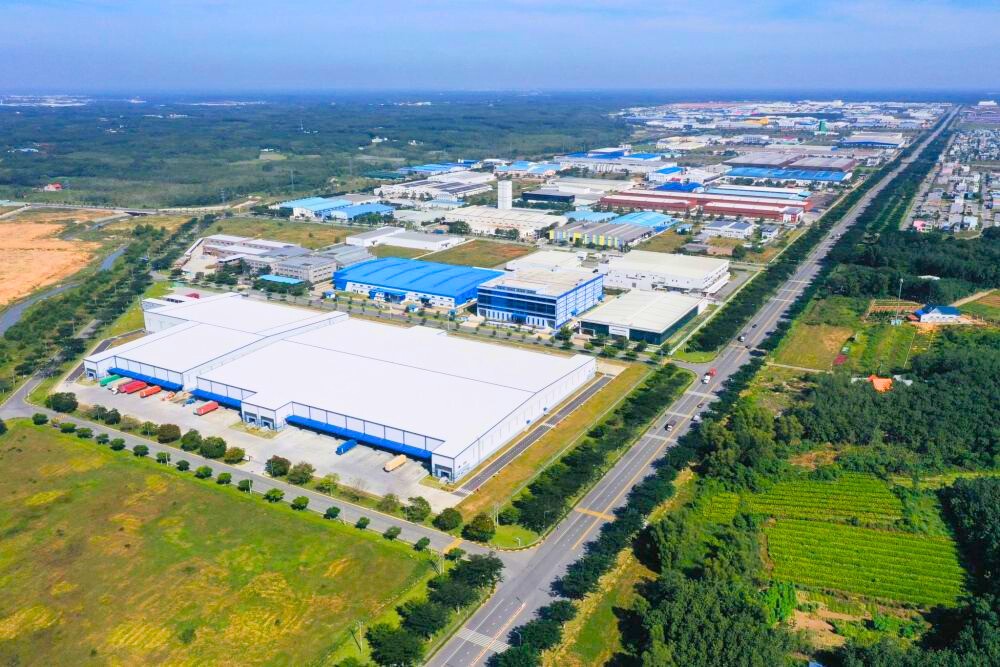 khu công nghiệp Bàu Bàng được xây dựng với diện tích 2.000ha đã đi vào hoạt động từ năm 2015.