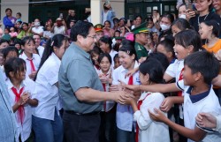 Thủ tướng dự lễ khởi công ngôi trường tại xã vùng núi cao biên giới Thanh Hóa