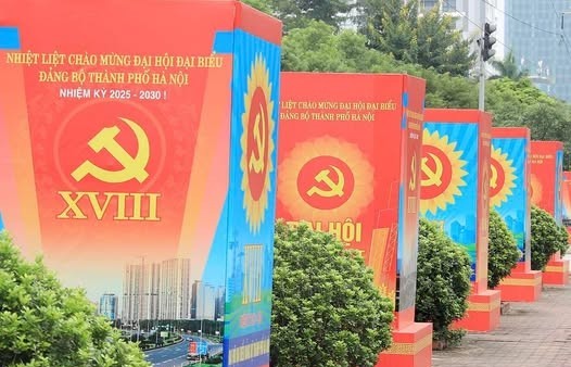 Chiều nay (15/10), Đại hội Đảng bộ TP Hà Nội nhiệm kỳ 2025 - 2030 họp phiên trù bị