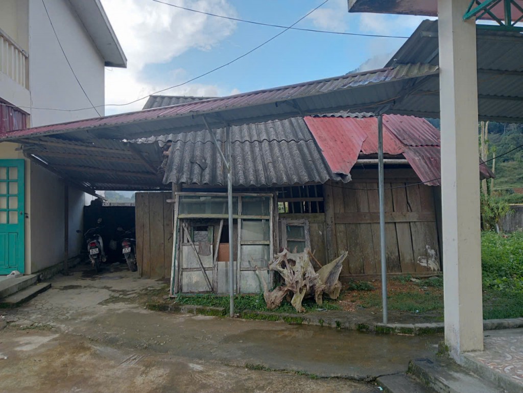 Hiện trạng Trường THCS Bát Mọt sau bão_1