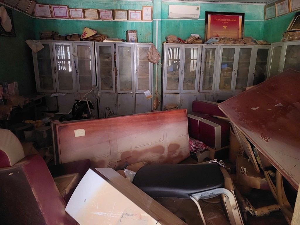Trường Tiểu học Yên Bình Lạng Sơn thiệt hại lớn vì bão