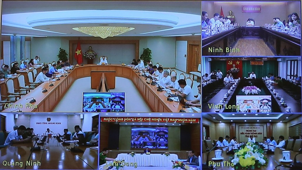 Các địa phương tham dự cuộc họp - Ảnh: VGP/Minh Khôi