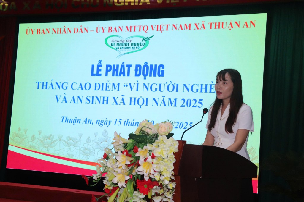 Quỹ “Vì người nghèo&amp;quot; xã Thuận An tiếp nhận gần 749 triệu đồng