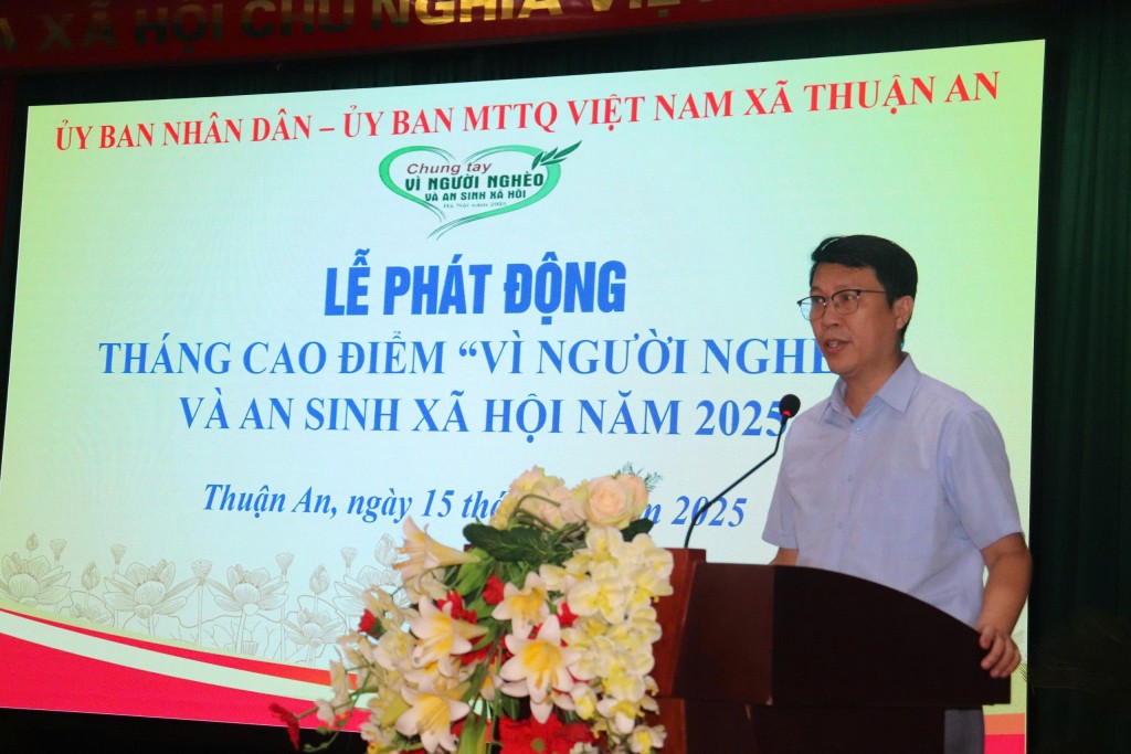 Quỹ “Vì người nghèo&amp;quot; xã Thuận An tiếp nhận gần 749 triệu đồng
