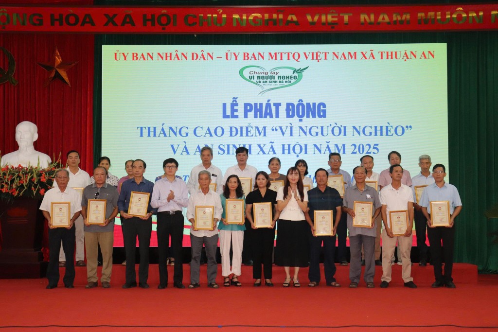 Quỹ “Vì người nghèo&amp;quot; xã Thuận An tiếp nhận gần 749 triệu đồng
