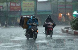 Ngày 16/10: Bắc Bộ tiếp tục có mưa dông