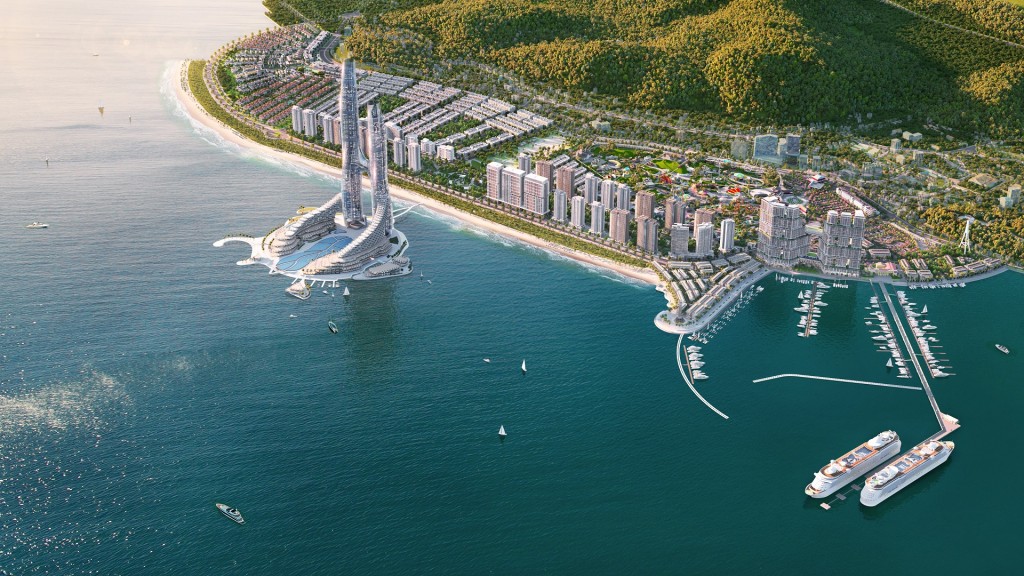 Với sự “xuất hiện” của đại đô thị Sun Elite City, Bãi Cháy không còn mùa du lịch thấp điểm. Ảnh: Sun Property.