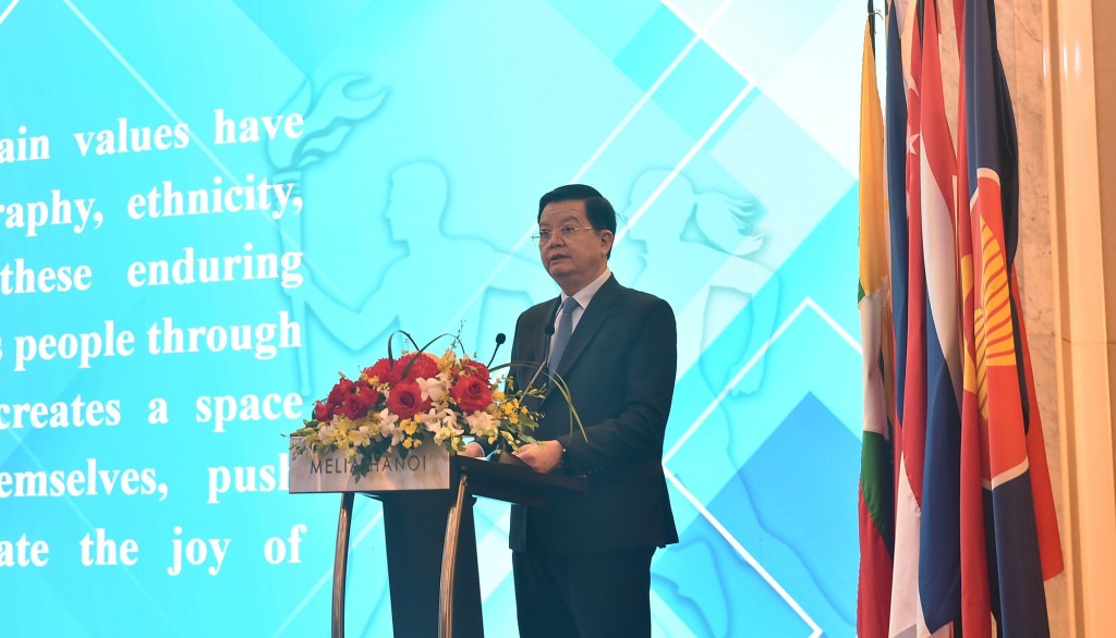 Phó Thủ tướng Mai Văn Chính phát biểu tại Hội nghị Bộ trưởng ASEAN về Thể thao lần thứ 8 - Ảnh: VGP/Giang Thanh