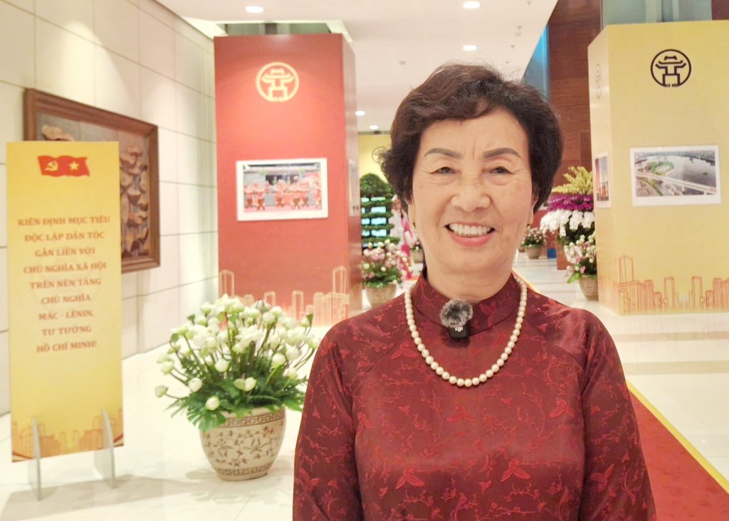 PGS.TS Bùi Thị An, Chủ tịch Hội Nữ trí thức Hà Nội. Ảnh: Tiến Thành HNM PGS.TS Bùi Thị An, Chủ tịch Hội Nữ trí thức Hà Nội. Ảnh: Tiến Thành HNM