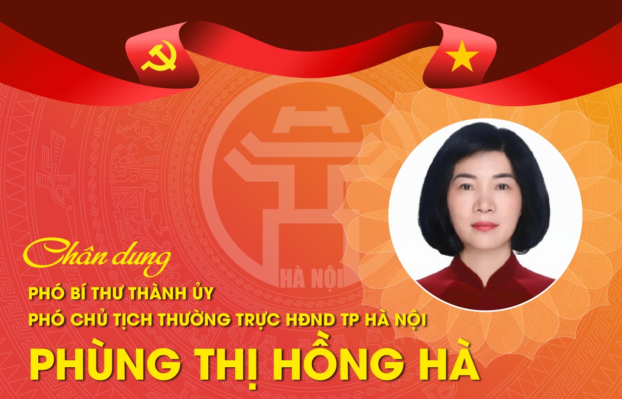 Chân dung Phó Bí thư Thành ủy Hà Nội Phùng Thị Hồng Hà