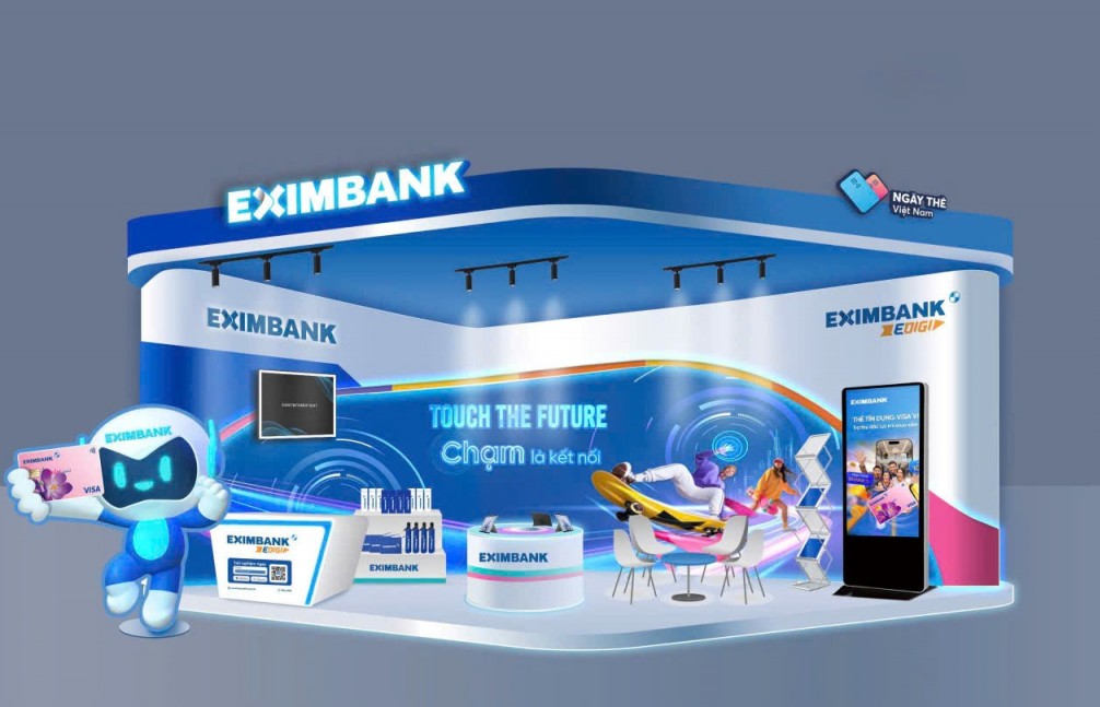 Eximbank mang thông điệp “Touch the Future - Chạm là kết nối” đến Ngày hội Thẻ Việt Nam 2025