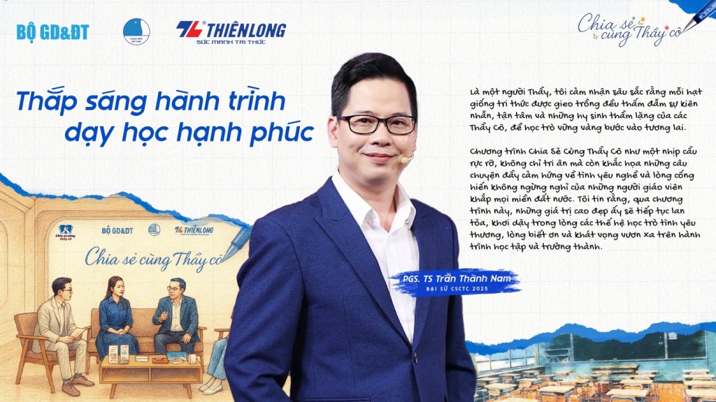 Tuyên dương 80 giáo viên trong chương trình “Chia sẻ cùng thầy cô