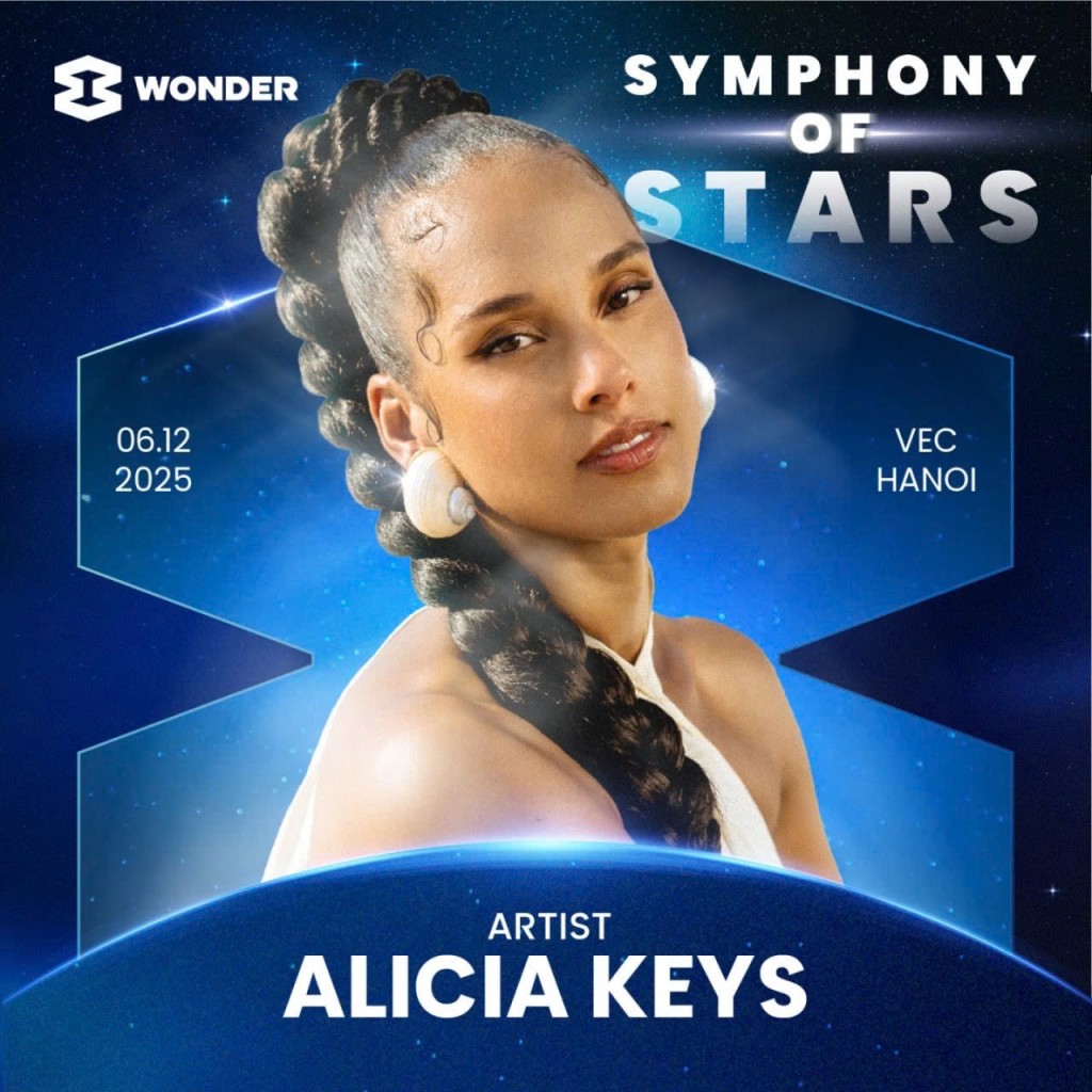 Alicia Keys chủ nhân 17 giải Grammy biểu diễn tại 8Wonder Winter