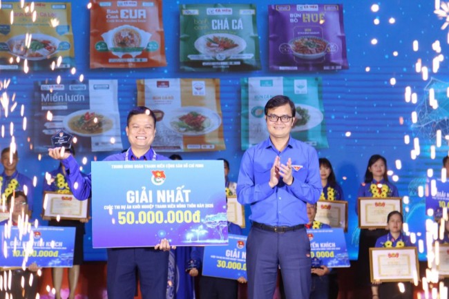 “Cà Mèn” về Nhất cuộc thi Dự án khởi nghiệp thanh niên nông thôn