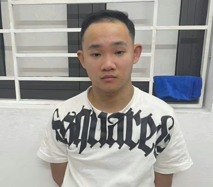 Đối tượng Bùi Ngọc Đức tại cơ quan điều tra