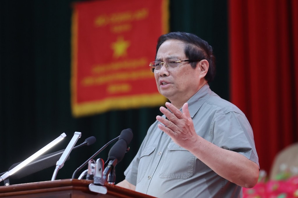 Thủ tướng chỉ đạo các cơ quan liên quan tiến hành kiểm tra, thanh tra, điều tra nếu có dấu hiệu, phát hiện kịp thời và xử lý nghiêm các hành vi sai phạm liên quan vật liệu xây dựng - Ảnh: VGP/Nhật Bắc