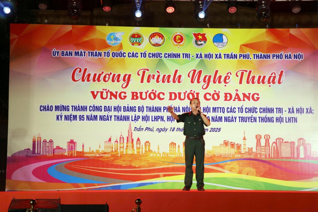 Chương trình nghệ thuật “Vững bước dưới cờ Đảng” lan tỏa tinh thần đoàn kết và niềm tự hào Chương trình nghệ thuật “Vững bước dưới cờ Đảng” lan tỏa tinh thần đoàn kết và niềm tự hào
