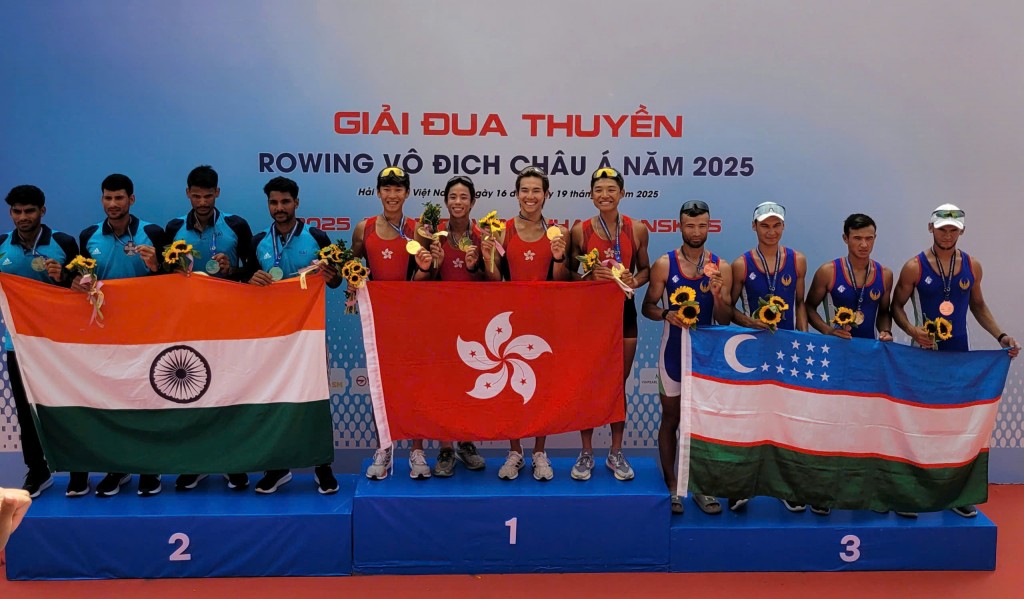 Việt Nam giành 6 huy chương vàng Giải Rowing vô địch châu Á 2025