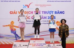 "Đóa hồng" trượt băng Hà Nội tỏa sáng với Huy chương Vàng quốc gia