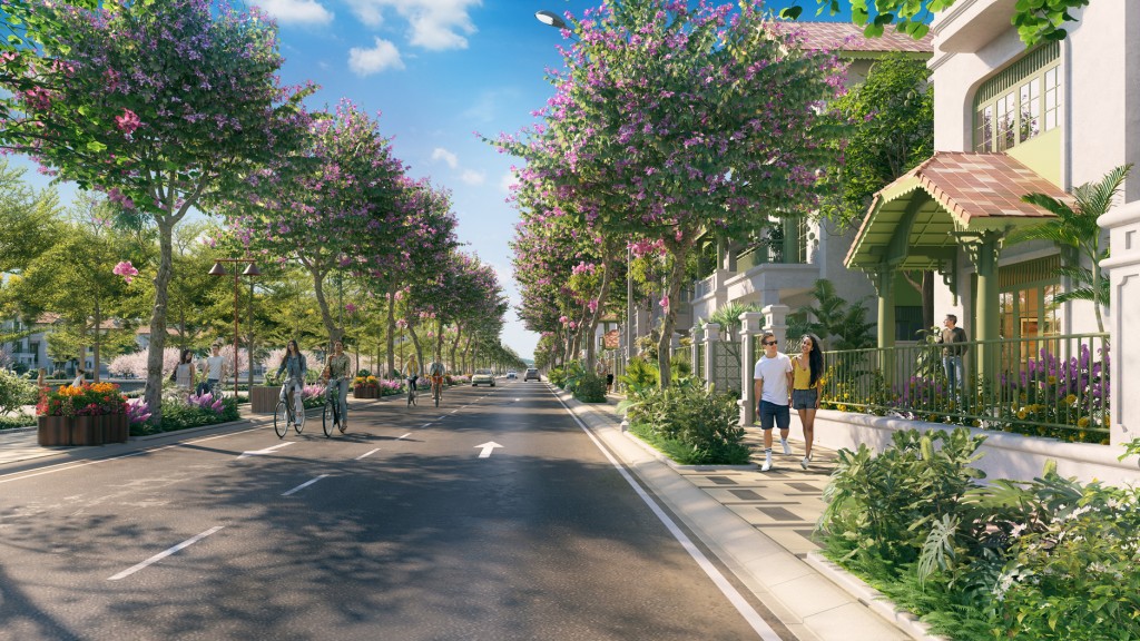 Không gian sống phủ đầy sắc xanh tại Flora Avenue. (Ảnh phối cảnh: Sun Property) Không gian sống phủ đầy sắc xanh tại Flora Avenue. (Ảnh phối cảnh: Sun Property)