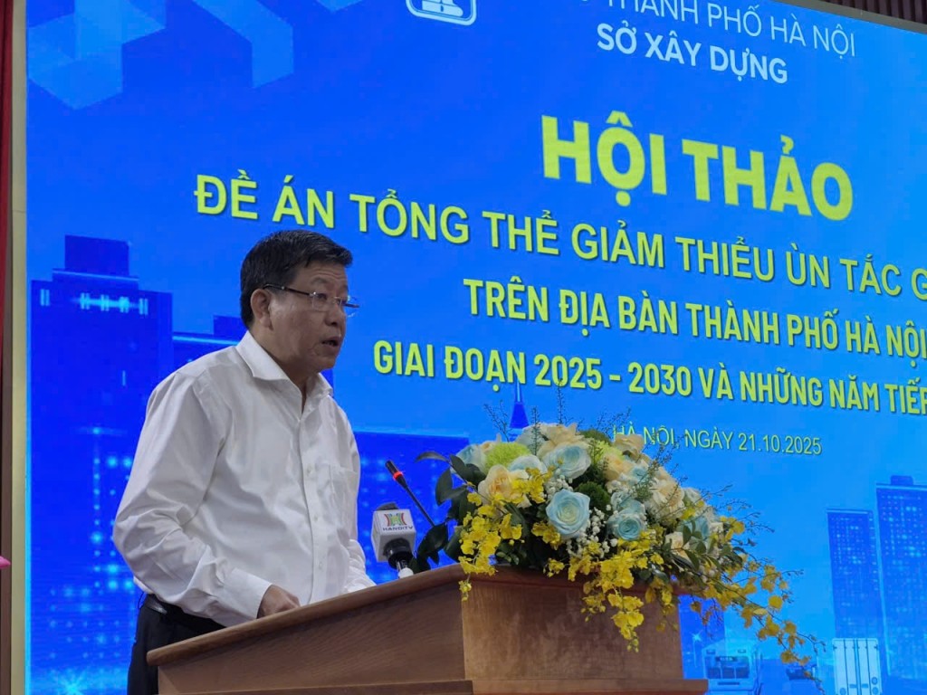 Phó Chủ tịch UBND thành phố Hà Nội Dương Đức Tuấn phát biểu tại hội thảo. Phó Chủ tịch UBND thành phố Hà Nội Dương Đức Tuấn phát biểu tại hội thảo.