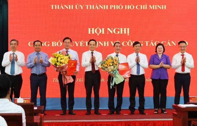 Thành ủy TP Hồ Chí Minh kiện toàn nhân sự chủ chốt