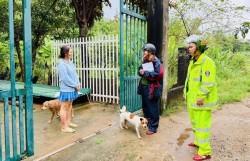 Đà Nẵng: Hỗ trợ người dân khu vực Suối Đá di dời tránh bão