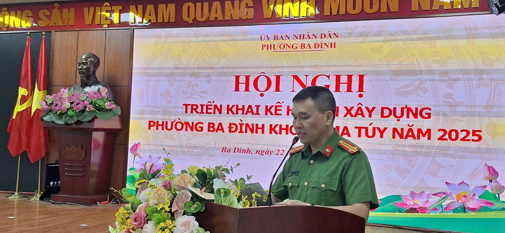 Chung tay xây dựng phường Ba Đình không ma túy