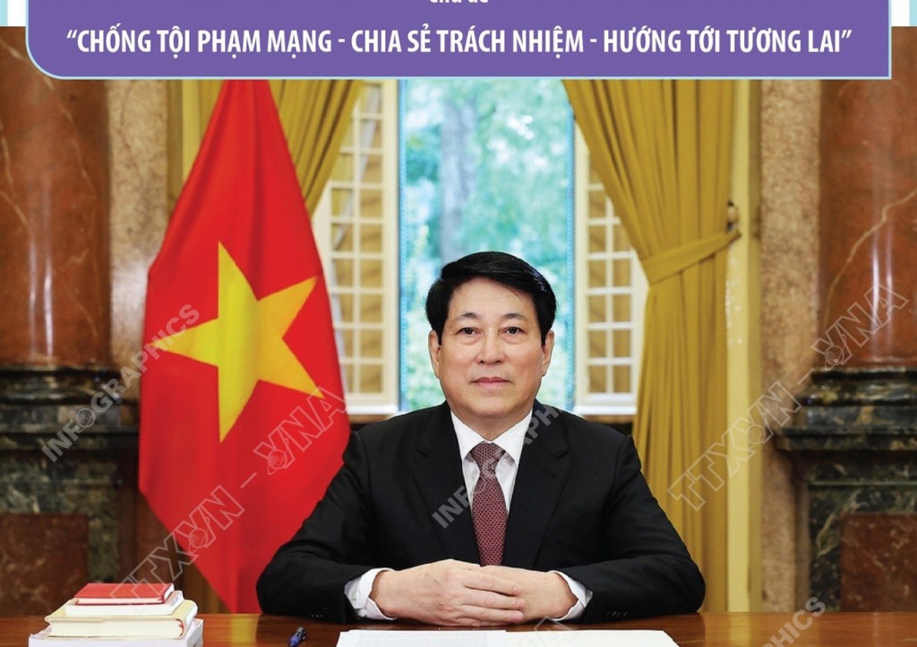 Nội dung chính trong thông điệp về chống tội phạm mạng của Chủ tịch nước Lương Cường